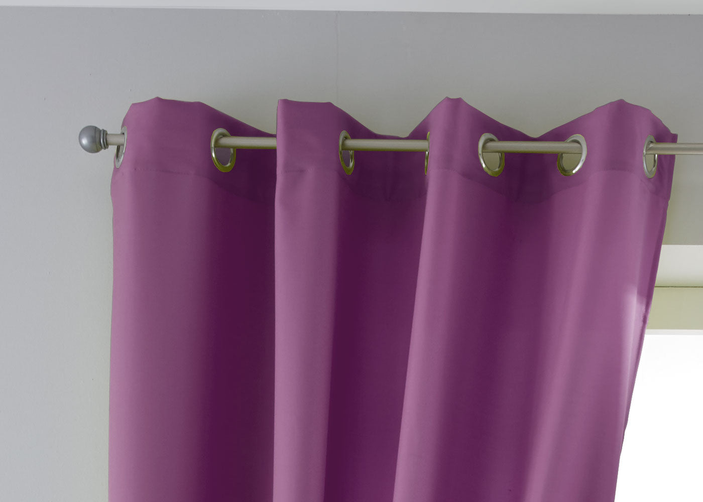 2er Set Vorhänge Blickdicht Gardinen Matt Lichtdurchlässig »PALERMO« mit Ösen und Raffhalter Dekoschal 10000265-2-gardinenbox.de