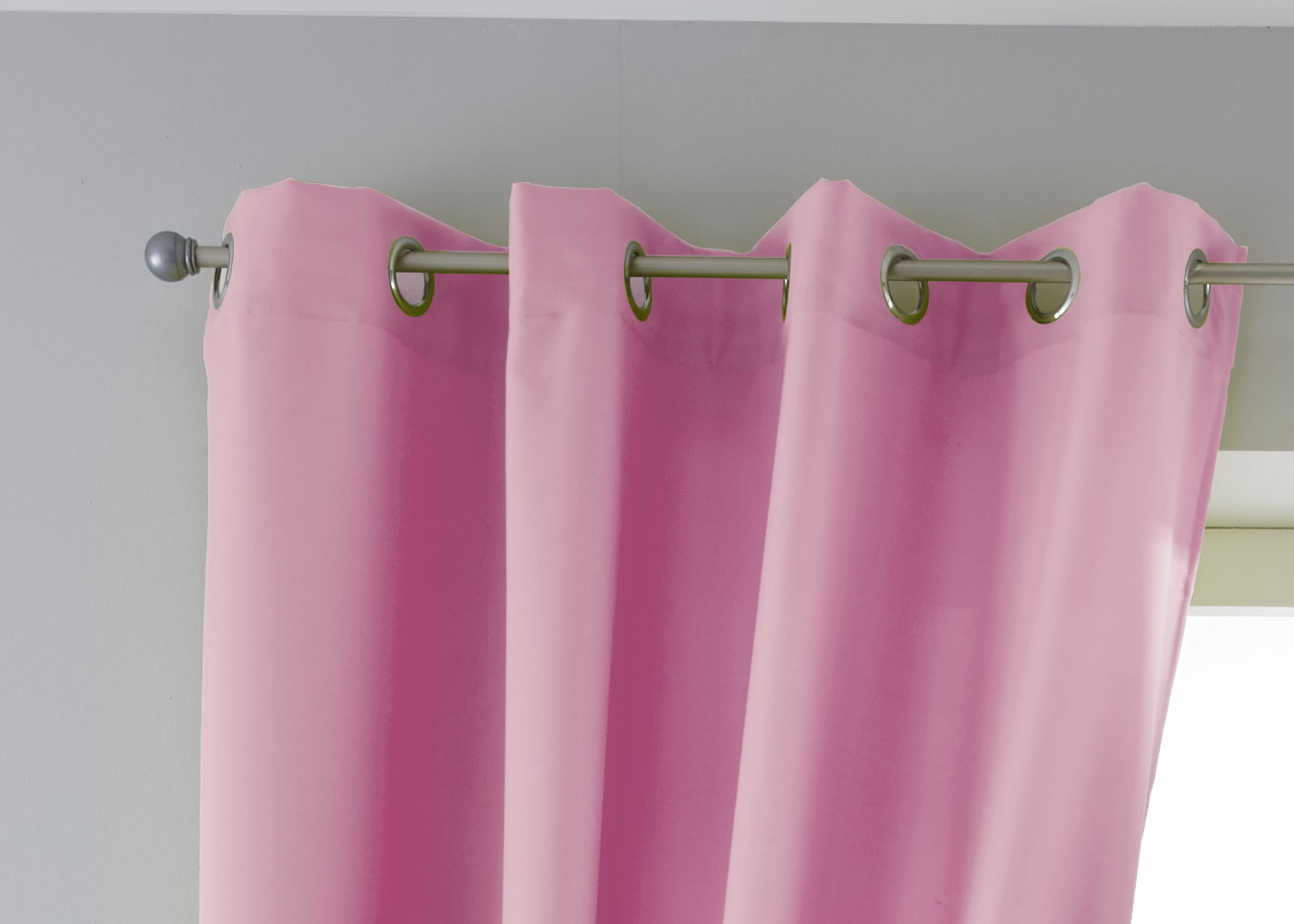 2er Set Vorhänge Blickdicht Gardinen Matt Lichtdurchlässig »PALERMO« mit Ösen und Raffhalter Dekoschal 10000265-2-gardinenbox.de