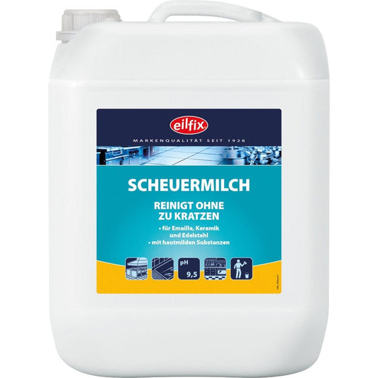 Scheuermilch für Emaille, Keramik und Edelstahl, schonend und effektiv-mundizio