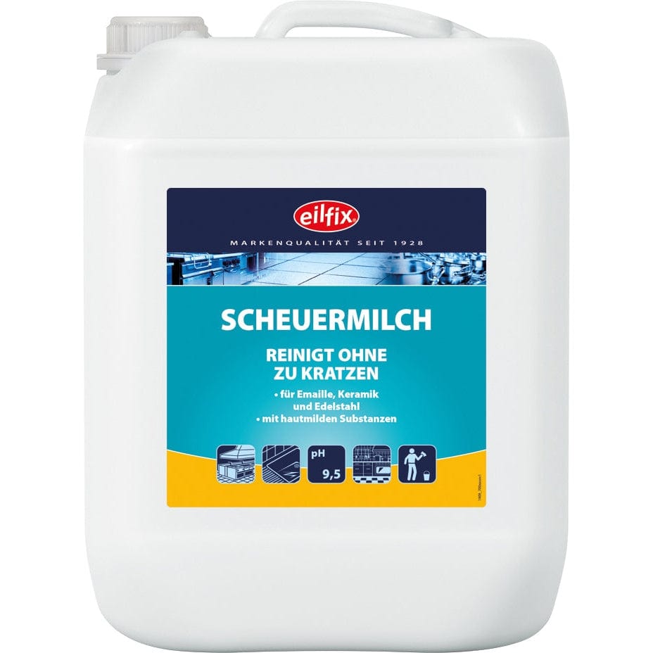 Scheuermilch für Emaille, Keramik und Edelstahl, schonend und effektiv-mundizio