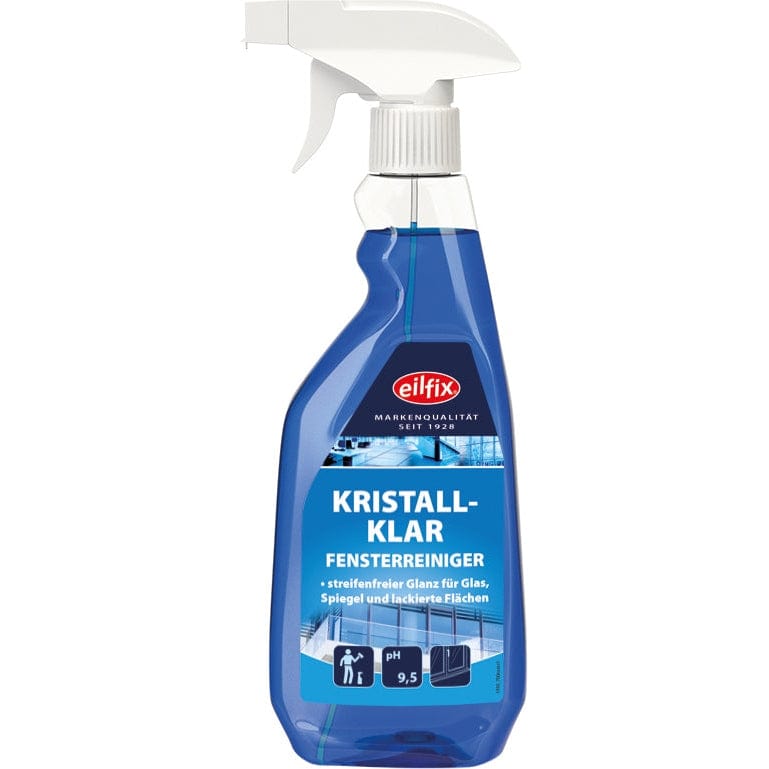 Kristallklarer Fensterreiniger für streifenfreien Glanz auf Glas und Oberflächen