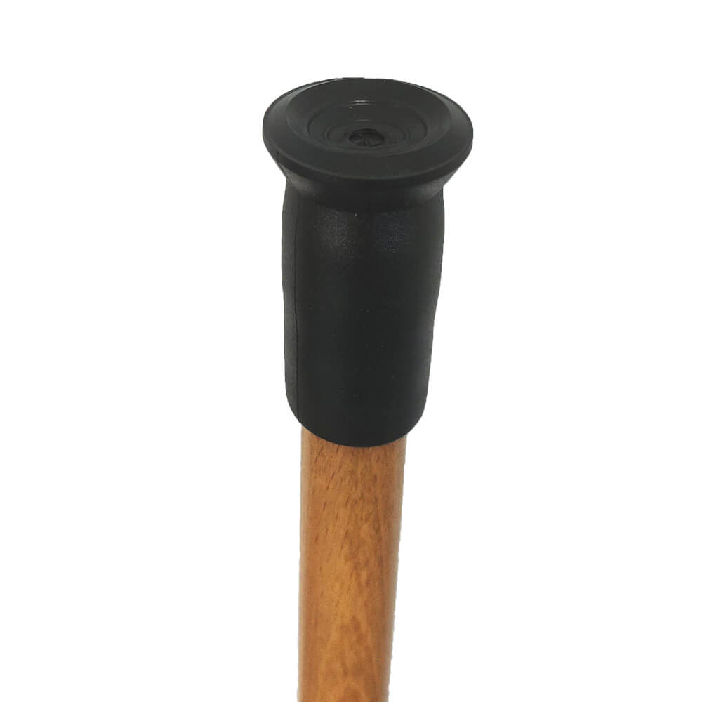 Bambus Gehstock mit Derbygriff, 90 cm, bis 100 kg