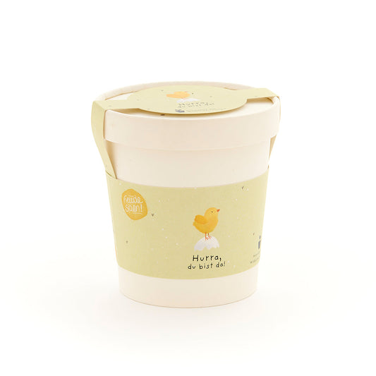 Becher Hurra du bist da mit Wildblumen Anzuchtset zur Geburt-Die Stadtgärtner