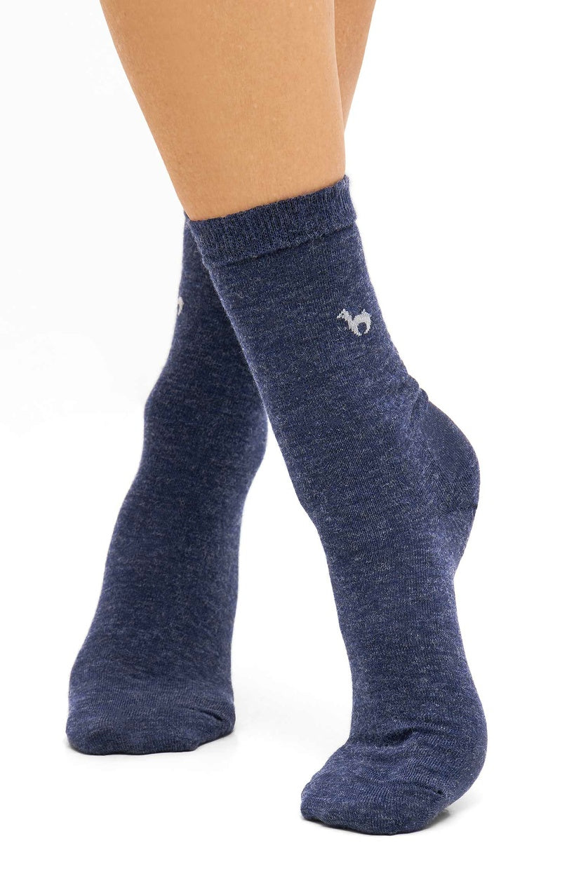 Apu Kuntur Alpaka Business Premium Socken aus Baby Alpaka und Baumwolle-Verdancia