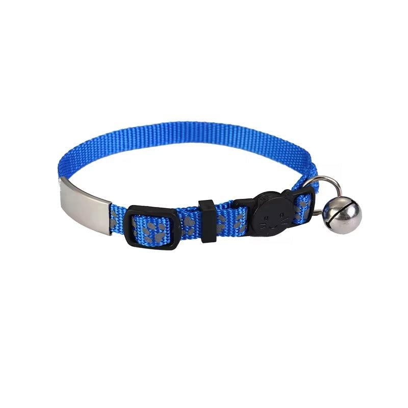 Katzenhalsband mit Namen und Telefonnummer Gravur