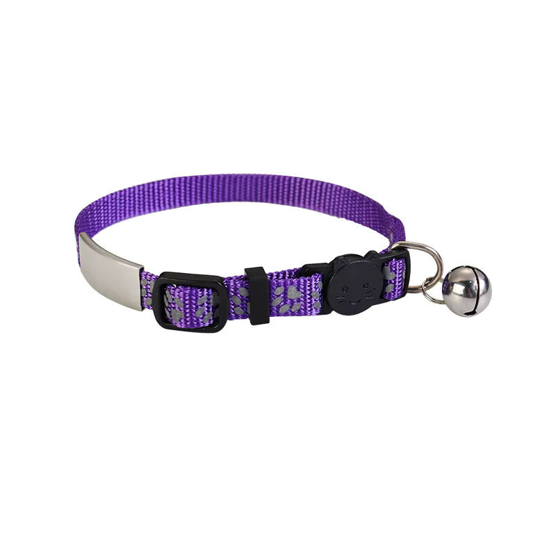 Katzenhalsband mit Namen und Telefonnummer Gravur