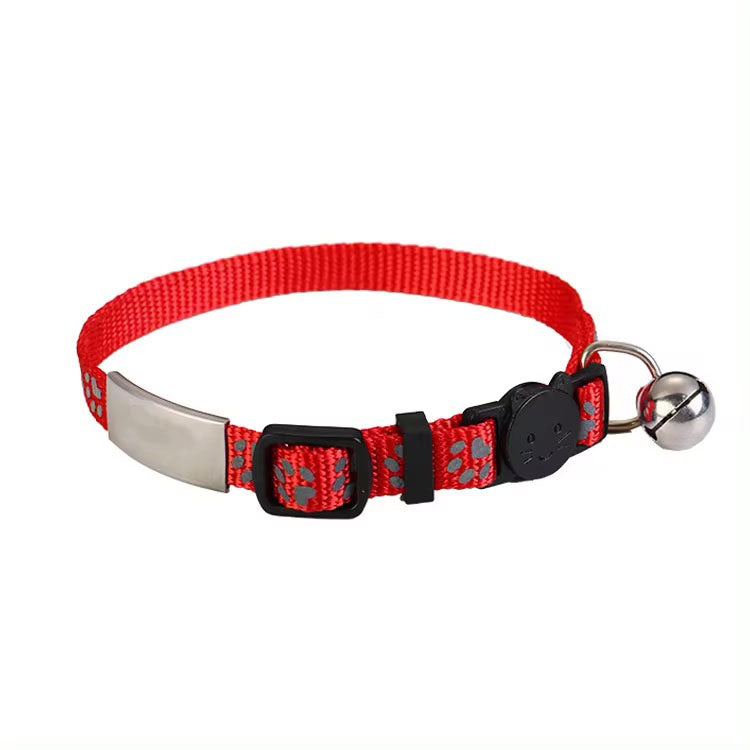 Katzenhalsband mit Namen und Telefonnummer Gravur