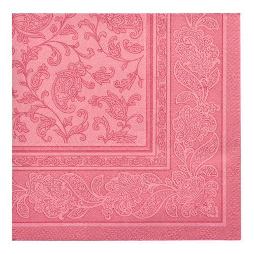 Premium Servietten Rosa, 1/4 Falz, 40 x 40 cm, 20 Stück