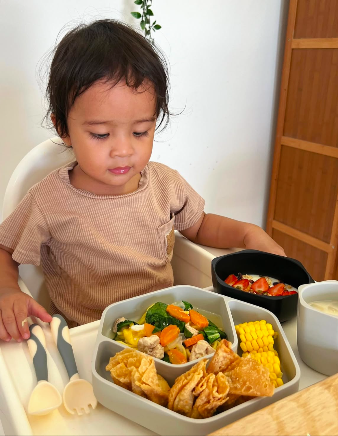 Praktisches Esslerngeschirr Set für selbstständiges Essen