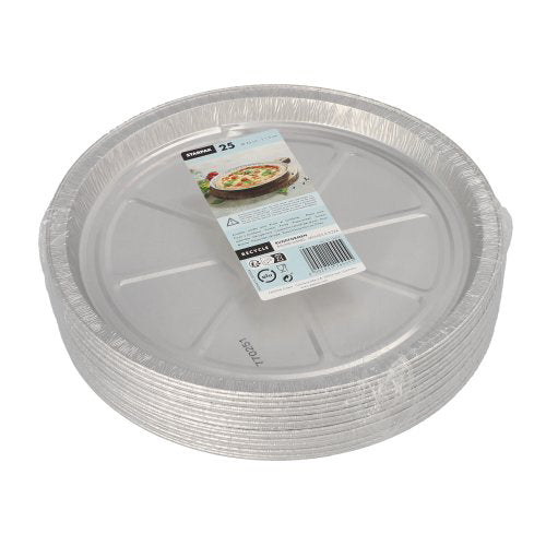 Backformen Set 25 teilig Aluminium rund für Kuchen und Quiches-Altruan
