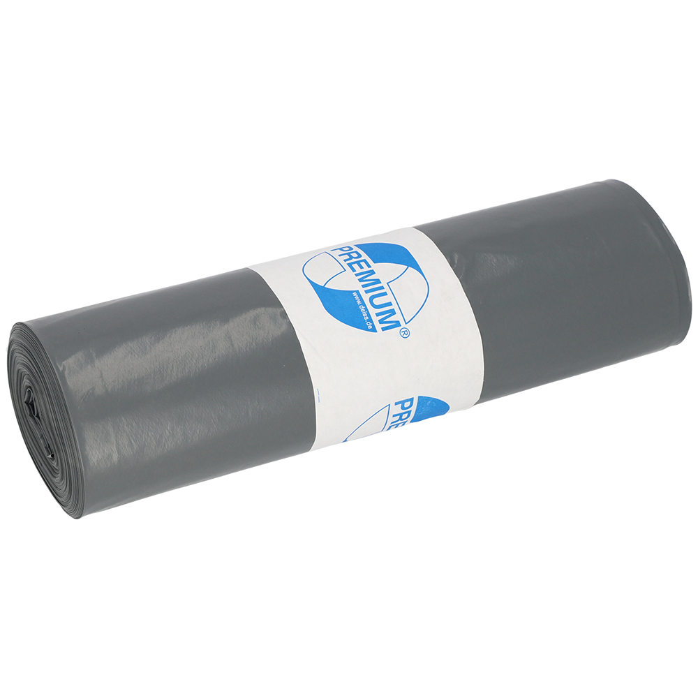 Robuste nachhaltige Müllsäcke 70 Liter aus Recycling LDPE schwarz-Altruan