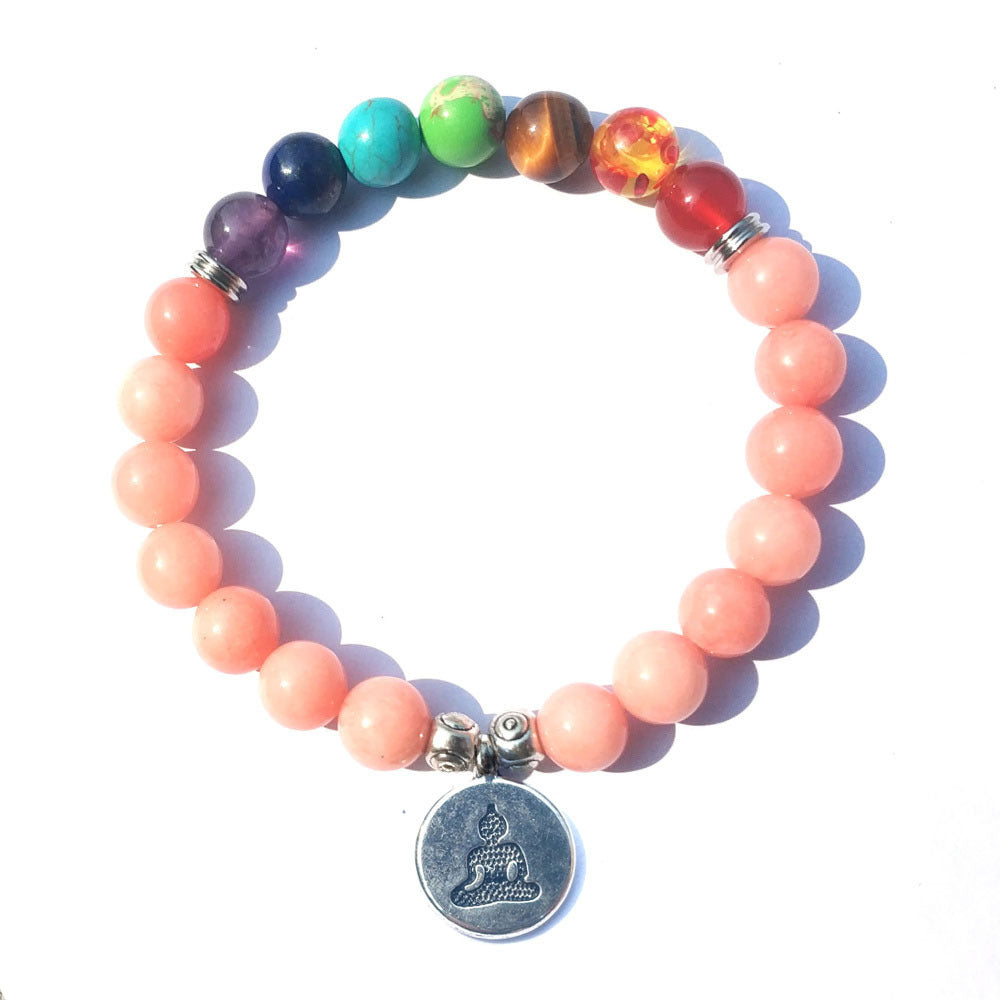 Lotus Yoga Armband Agate Unisex Schmuck und Strahlenschutz