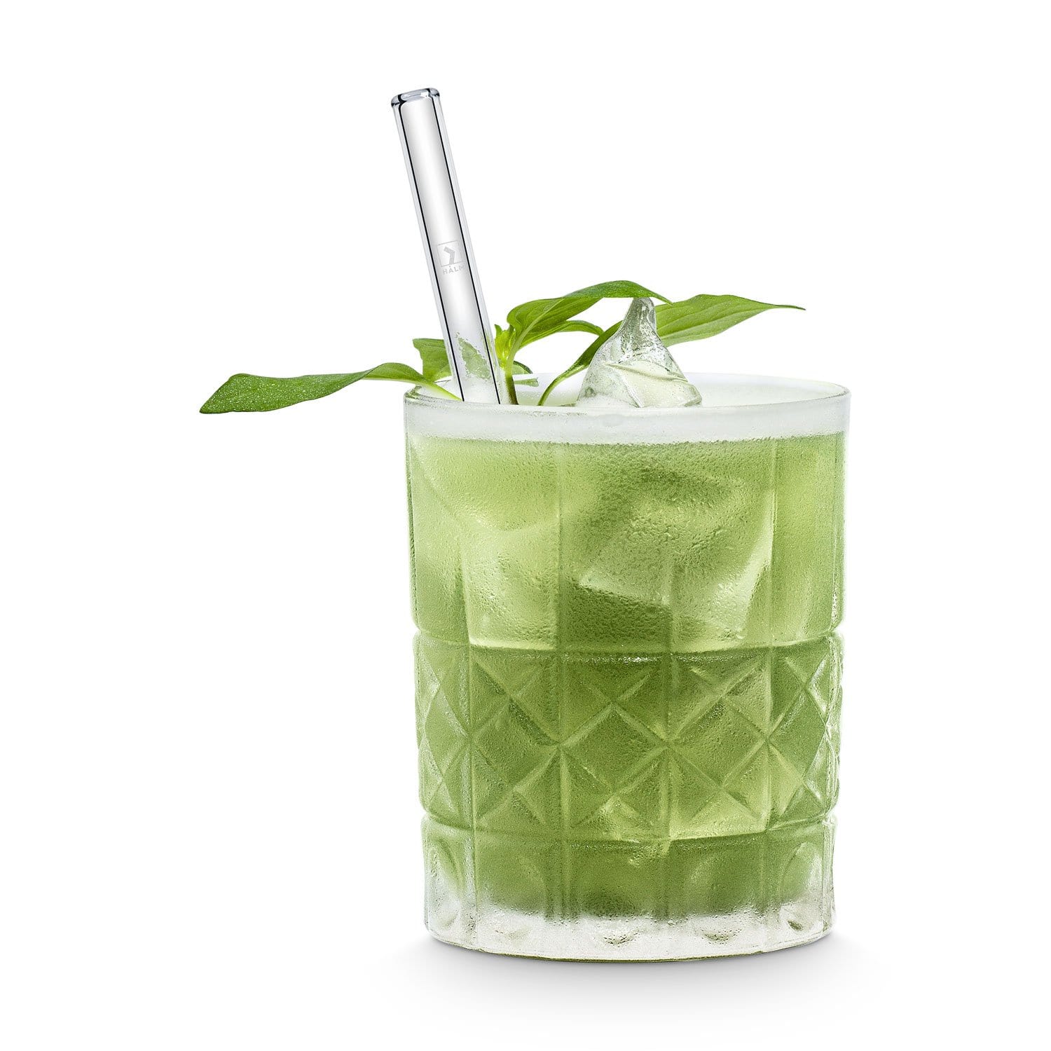 Cocktailbuch mit 15 klassischen Rezepten für Drinks mit Glasstrohhalm