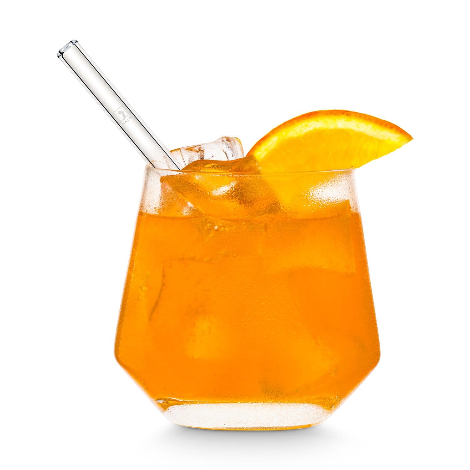 Cocktailbuch mit 15 klassischen Rezepten für Drinks mit Glasstrohhalm