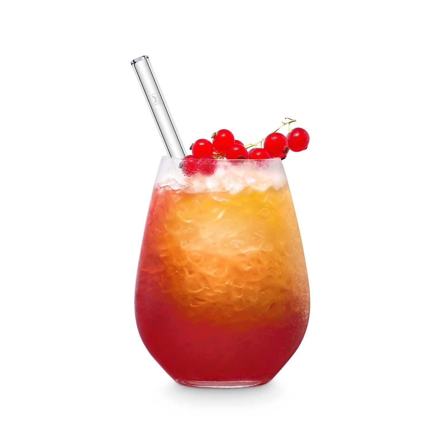 Cocktailbuch mit 15 klassischen Rezepten für Drinks mit Glasstrohhalm