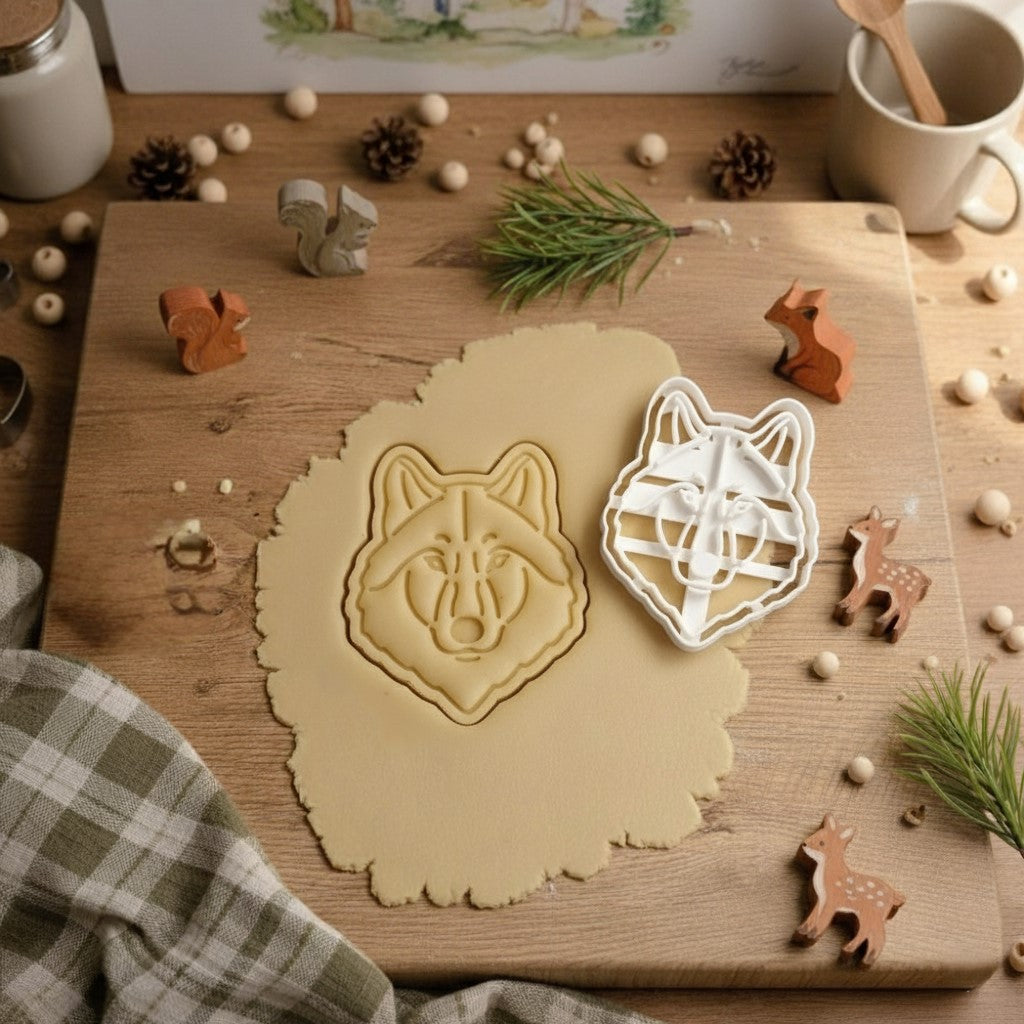 Wolf Ausstechform für kreatives Backen mit detailreichem Design
