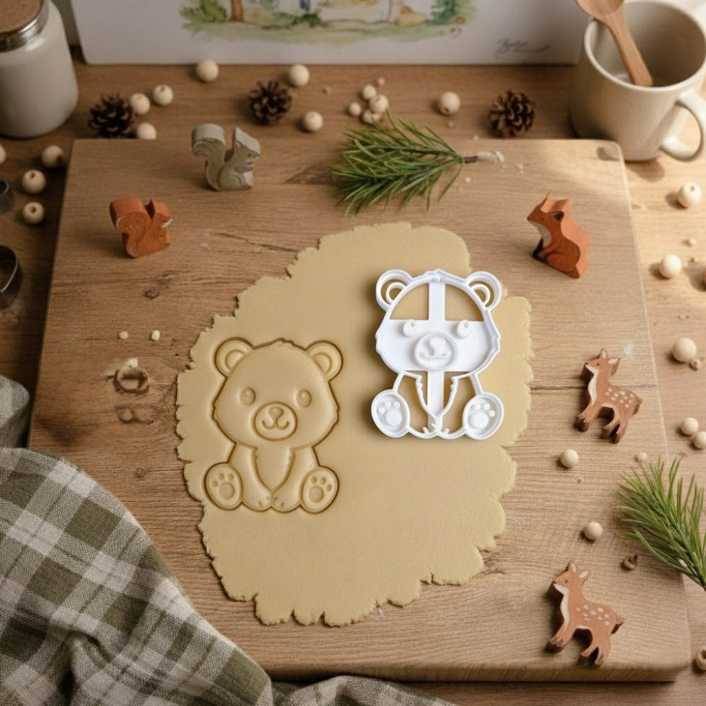 Bär Keksausstecher Ausstechform für kreative Keksdekorationen PLA