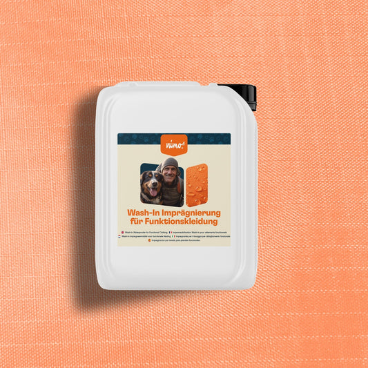 Wash-In Imprägnierung für wetterfeste Funktionskleidung-nimo