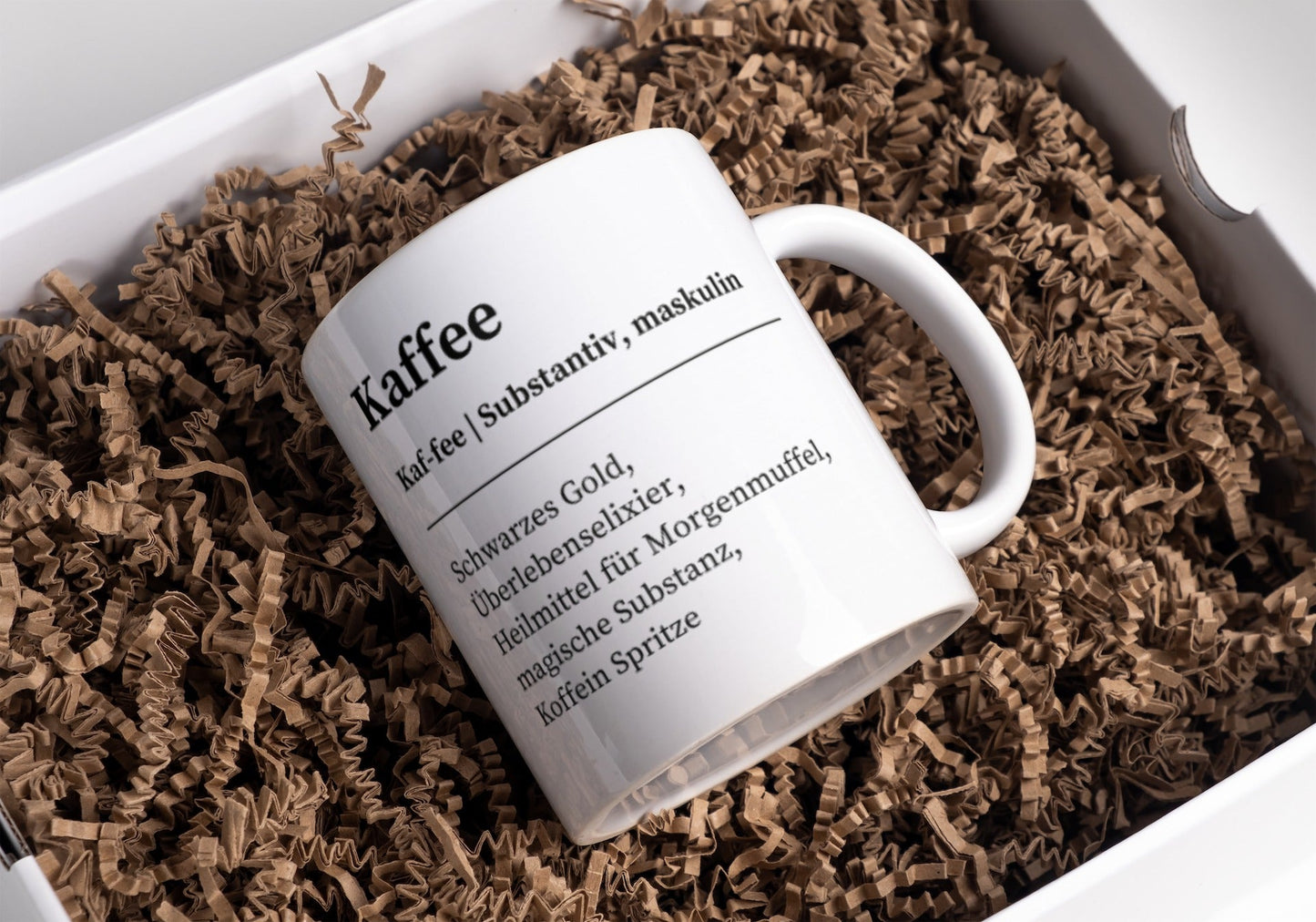 Tasse mit Spruch Positive Perspektiven: Kaffee Büro-Tinisu