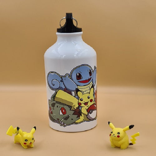 Pokemon Pikachu Glumanda Bisasam Schiggy Aluminium Flasche 500ml-Tinisu