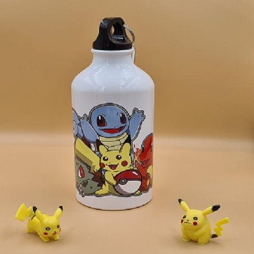 Pokemon Pikachu Glumanda Bisasam Schiggy Aluminium Flasche 500ml-Tinisu