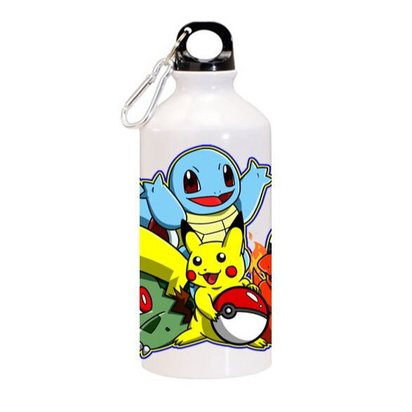 Pokemon Pikachu Glumanda Bisasam Schiggy Aluminium Flasche 500ml-Tinisu