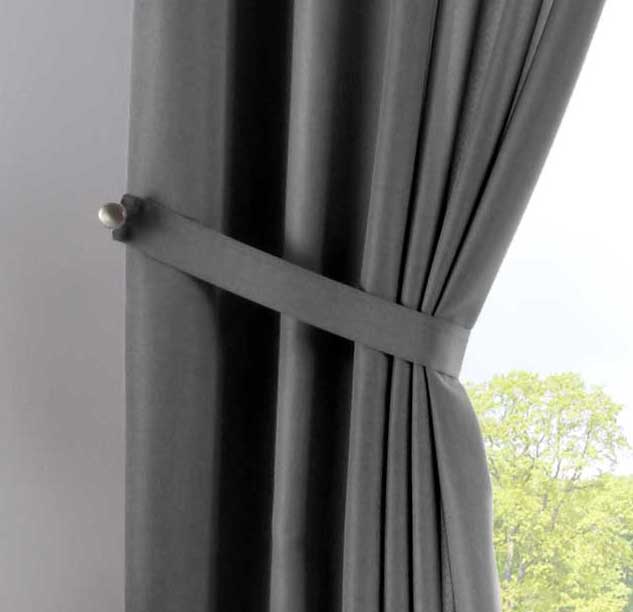 2er Set Vorhänge Verdeckte Schlaufen Cationic »JENA« Blickdicht Leinen Optik Gardinen Meliert Gardinenband mit Raffhalter 2019037-2-gardinenbox.de