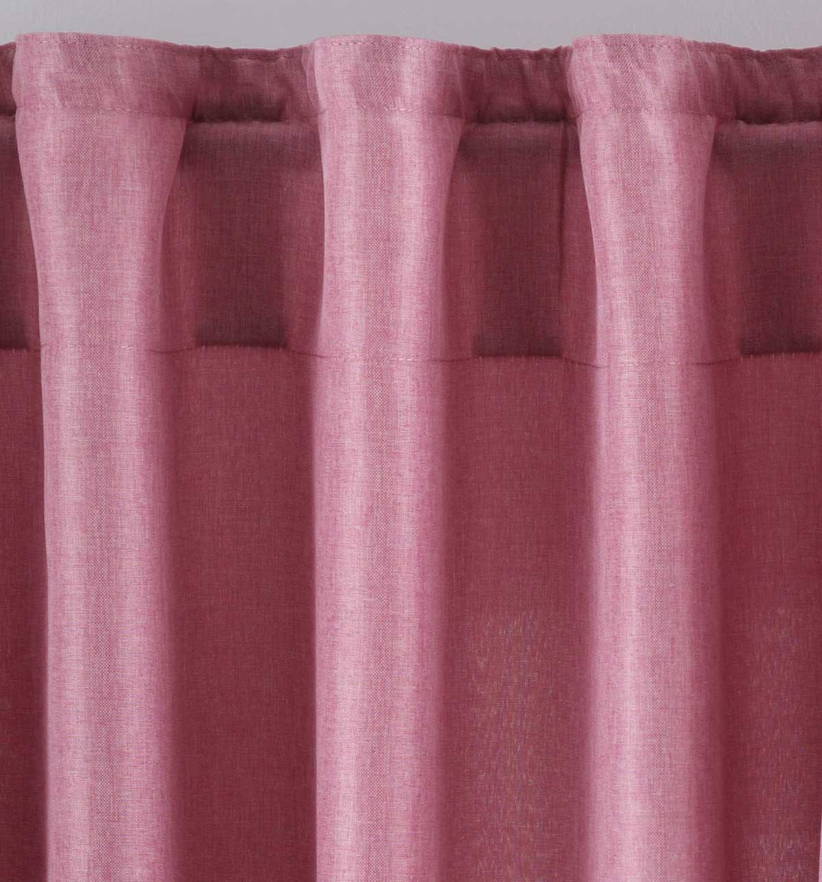 2er Set Vorhänge Verdeckte Schlaufen Cationic »JENA« Blickdicht Leinen Optik Gardinen Meliert Gardinenband mit Raffhalter 2019037-2-gardinenbox.de