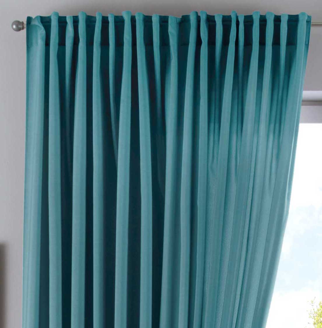 Vorhang Verdeckte Schlaufen Cationic »JENA« Blickdicht Leinen Optik Gardine Meliert Gardinenband mit Raffhalter 2019037-gardinenbox.de