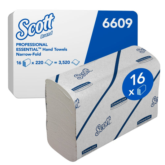 Scott® Handtücher - Narrow-Fold / Weiß-Altruan
