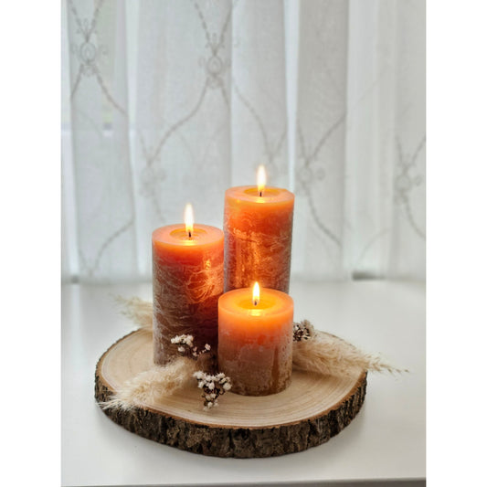 Holzbrett Baumscheibe Holz Brett Tischdeko Tablett Deko Holzplatte Ø 30 cm