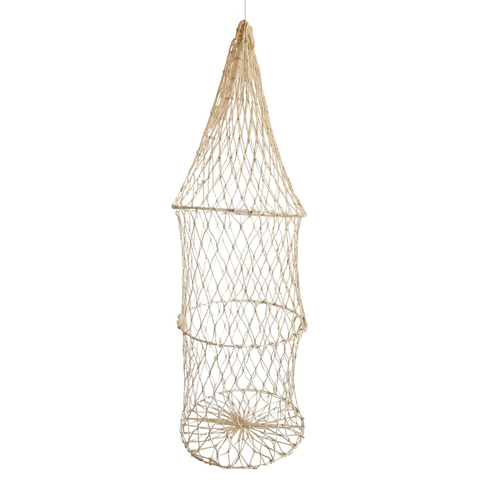 Maritimes Deko Fischernetz aus Baumwolle 50 cm Länge