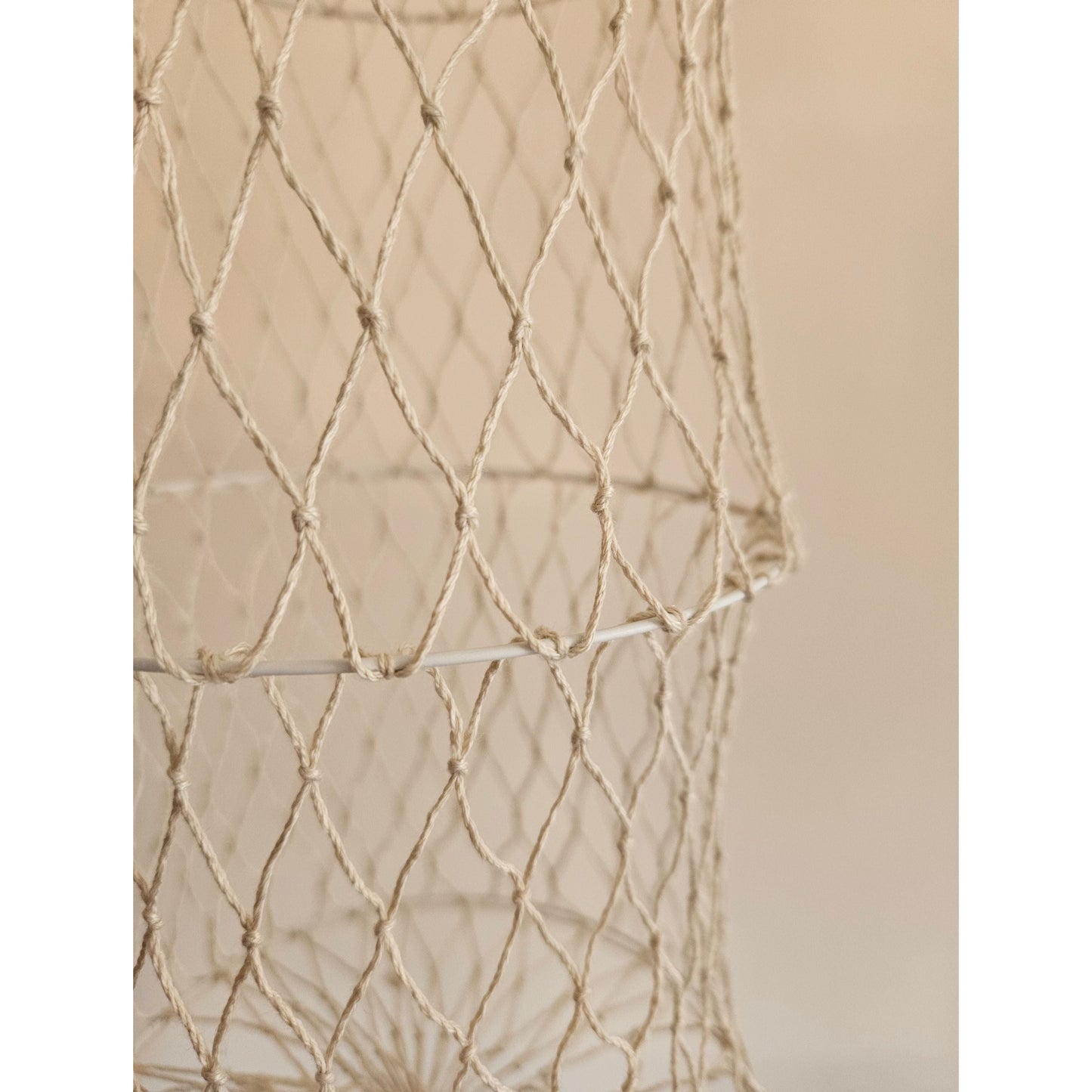 Maritimes Deko Fischernetz aus Baumwolle 50 cm Länge