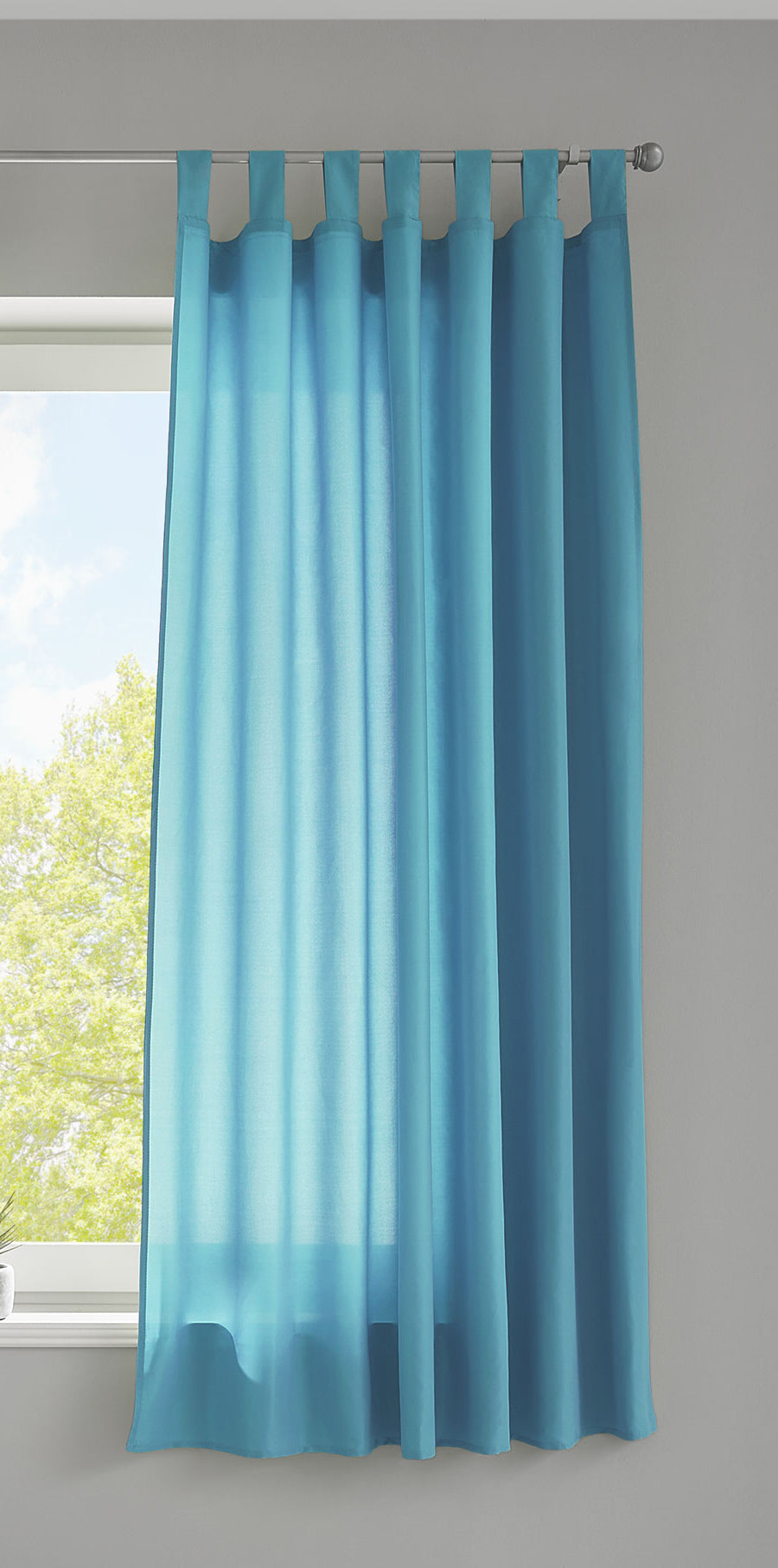 Vorhang Schal Schlaufen Berlin Microsatin Lichtdurchlässig Kräuselband-gardinenbox.de