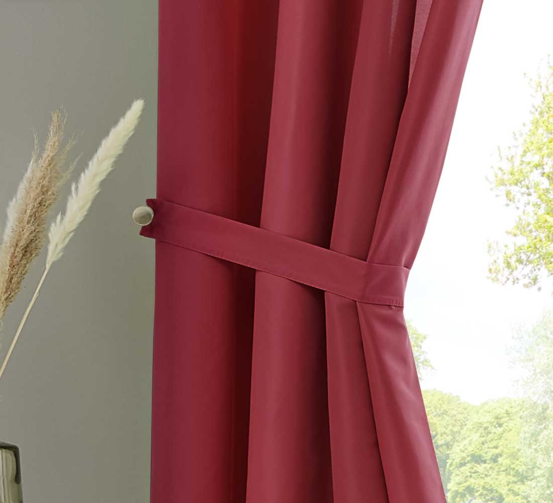 2er Set Vorhänge Schal Ösen »Berlin« Microsatin Lichtdurchlässig Uni Matt 20405N2-gardinenbox.de