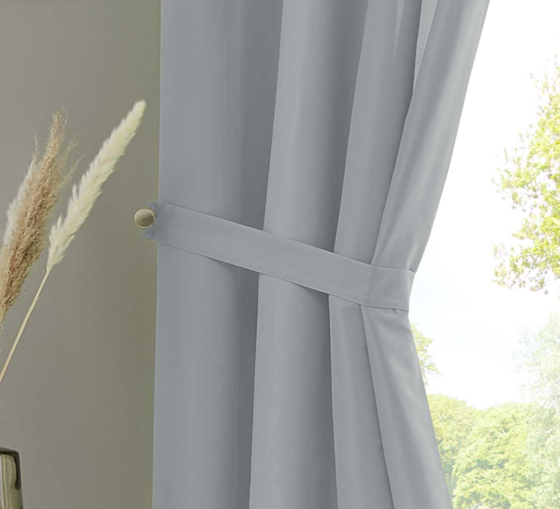 Vorhang Schal Schlaufen Berlin Microsatin Lichtdurchlässig Kräuselband-gardinenbox.de