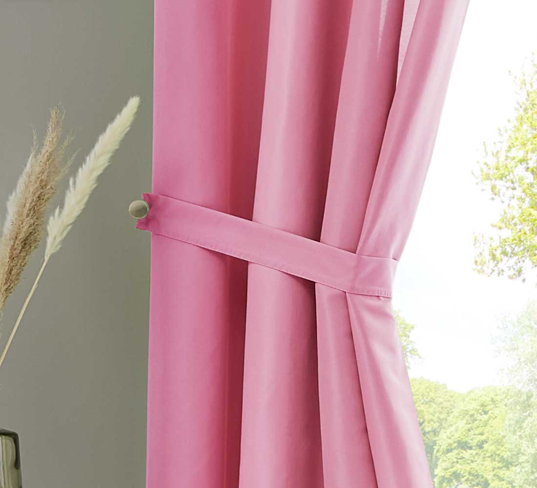 2er Set Vorhänge Schal Ösen »Berlin« Microsatin Lichtdurchlässig Uni Matt 20405N2-gardinenbox.de