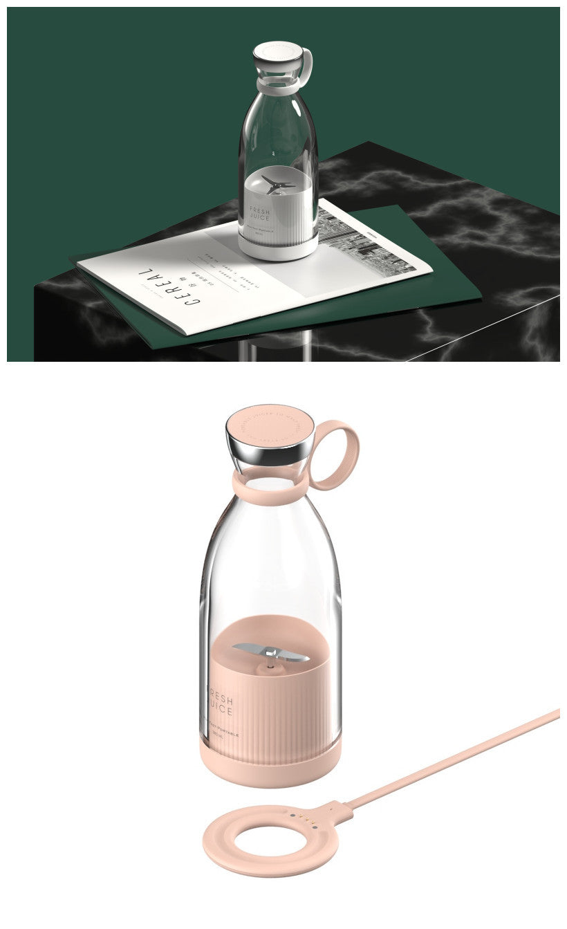 Elektrischer 350ml Tragbarer Smoothie Mixer USB Wiederaufladbar