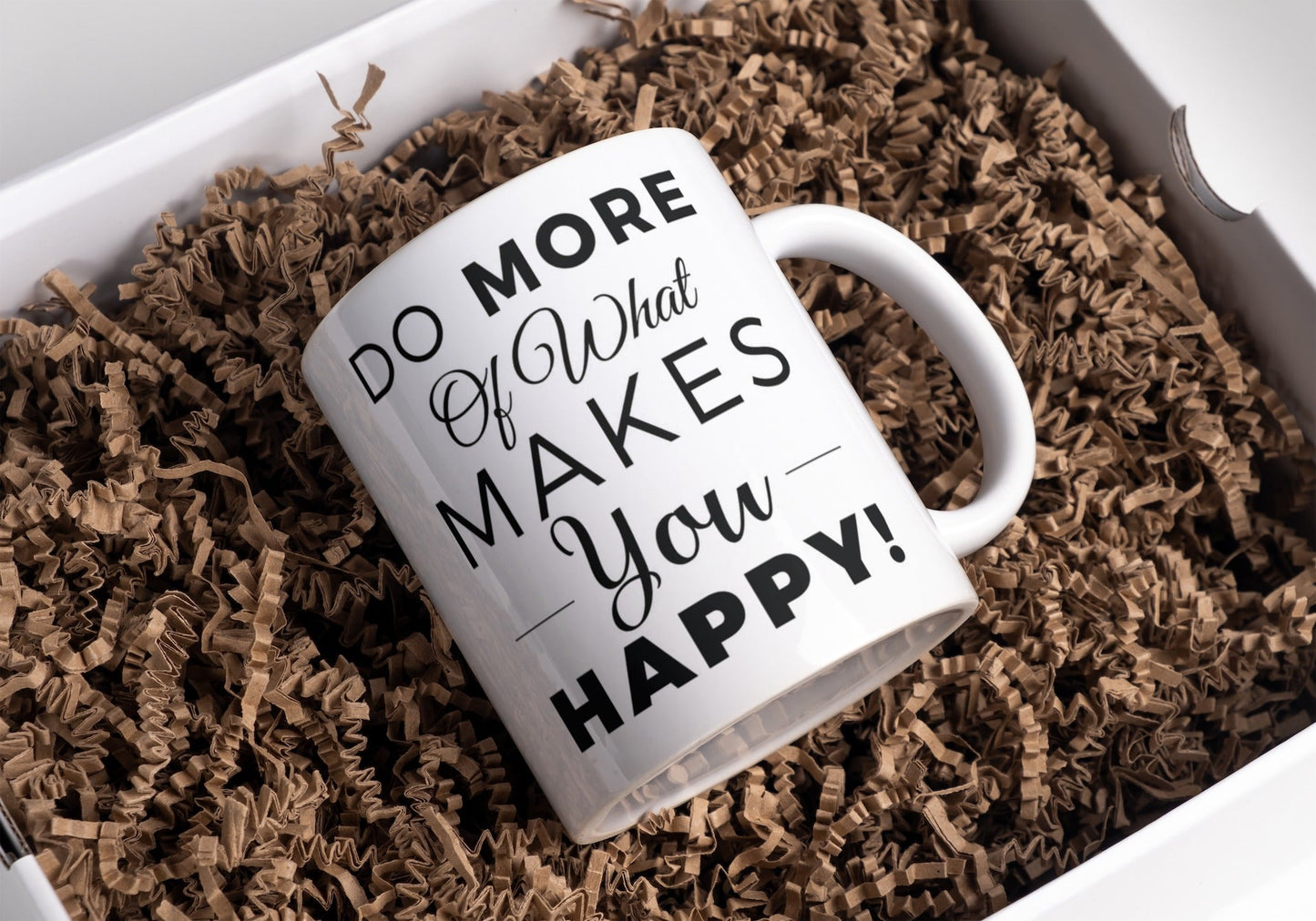 Keramik Tasse mit Spruch und 325ml Fassungsvermögen für Kaffee und Tee-Tinisu