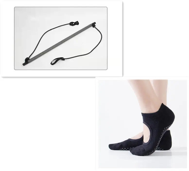 Stretching Pilates Stick für effizientes Home Stretch Training