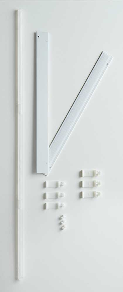 2er Set Flächenvorhänge Schiebegardinen Ausbrenner Qualität modern mit Wellen Muster transparent Paneelwägen Beschwerungsstangen 20190418-2-gardinenbox.de