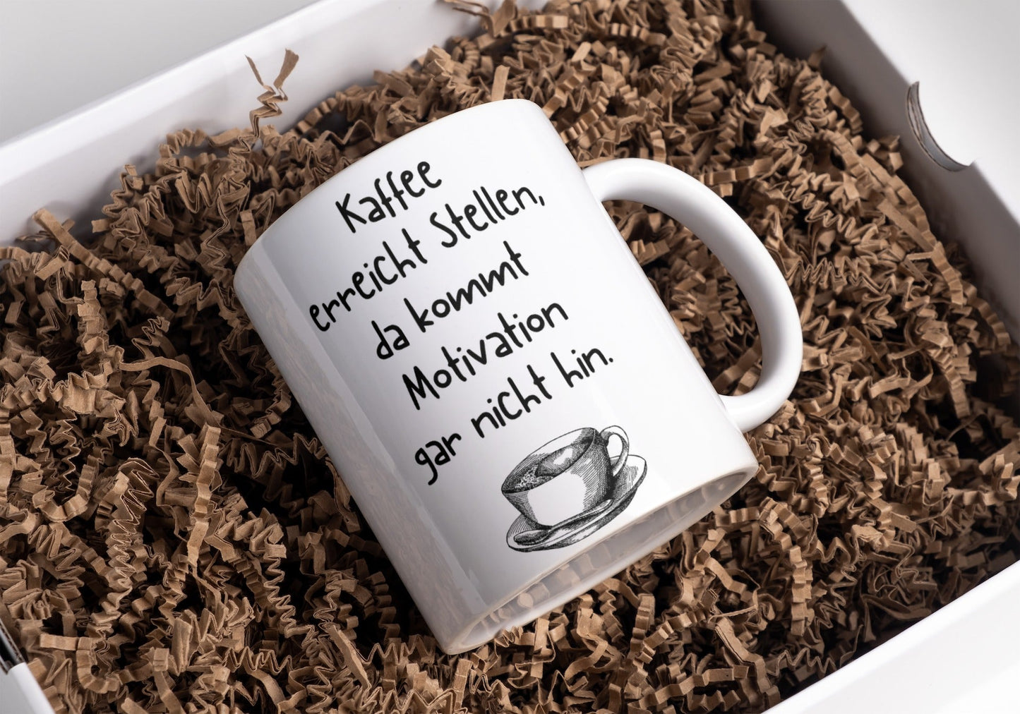 Keramiktasse mit lustigem Motiv 325 ml spülmaschinenfest Kaffee Büro Geschenk-Tinisu