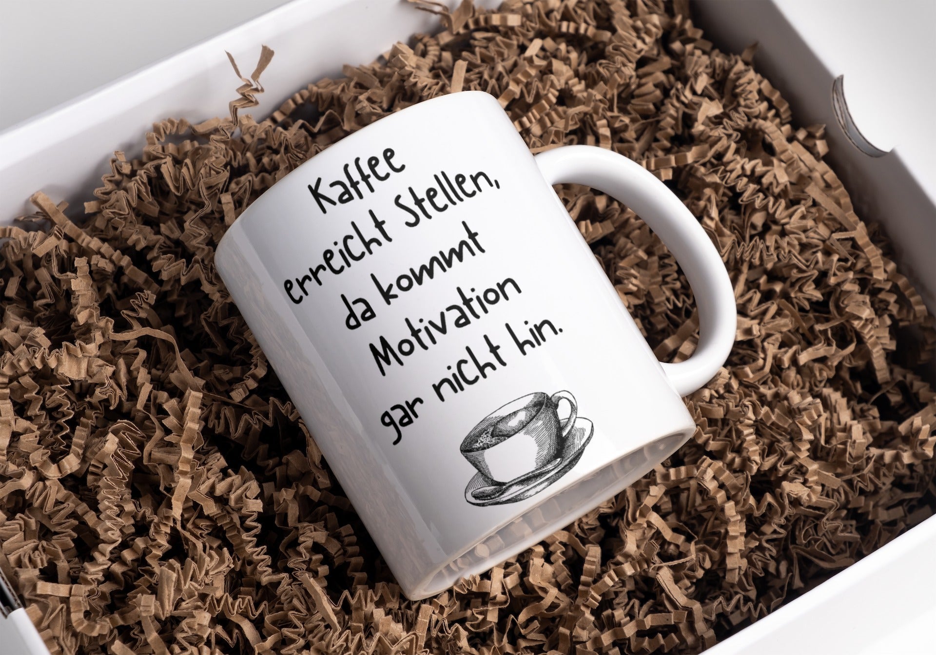 Keramiktasse mit lustigem Motiv 325 ml spülmaschinenfest Kaffee Büro Geschenk-Tinisu