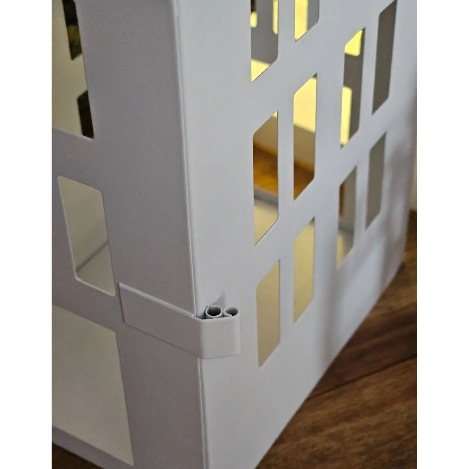 3 Laternenhäuser Windlicht Laternen Häuser Laterne Haus Metall weiß 3er SET