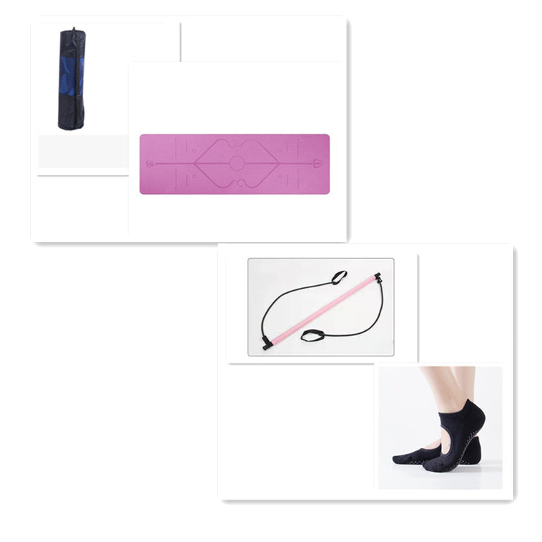 Stretching Pilates Stick für effizientes Home Stretch Training