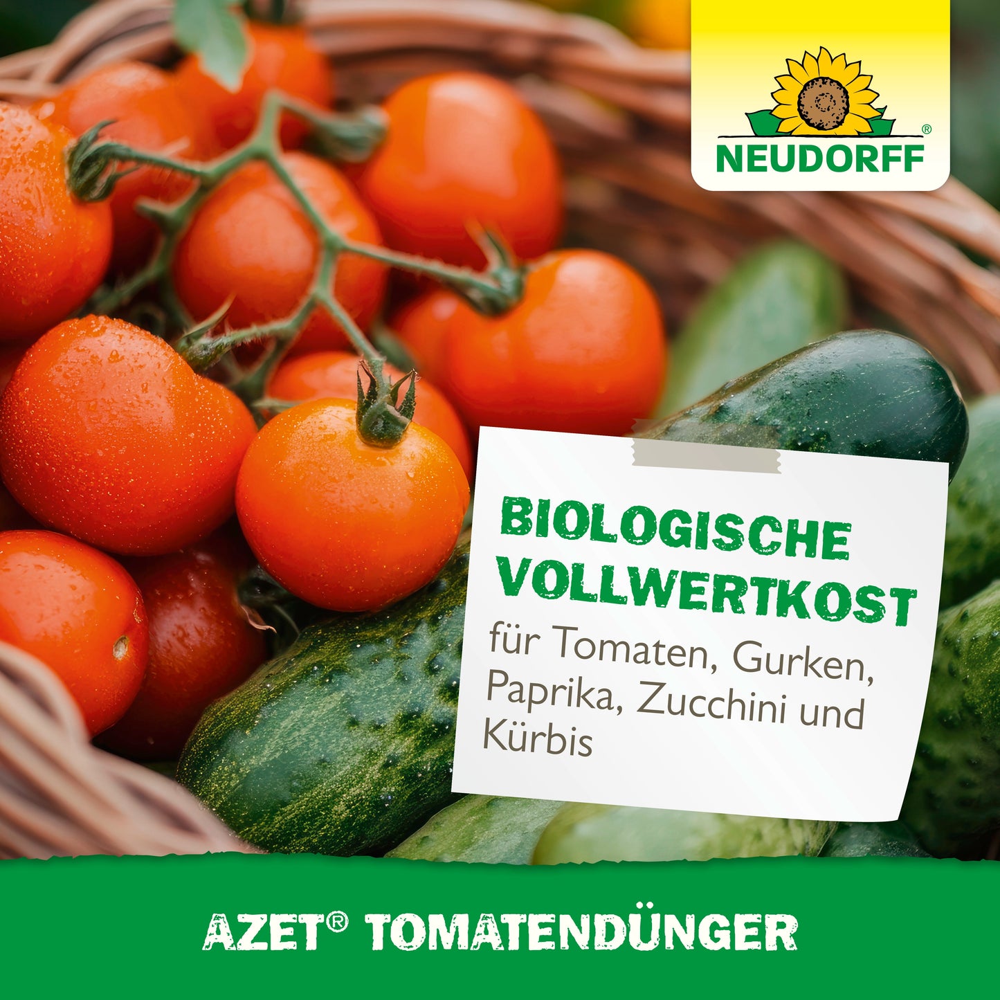 Azet Tomatendünger Organisch für reichhaltige aromatische Tomaten-Neudorff Shop