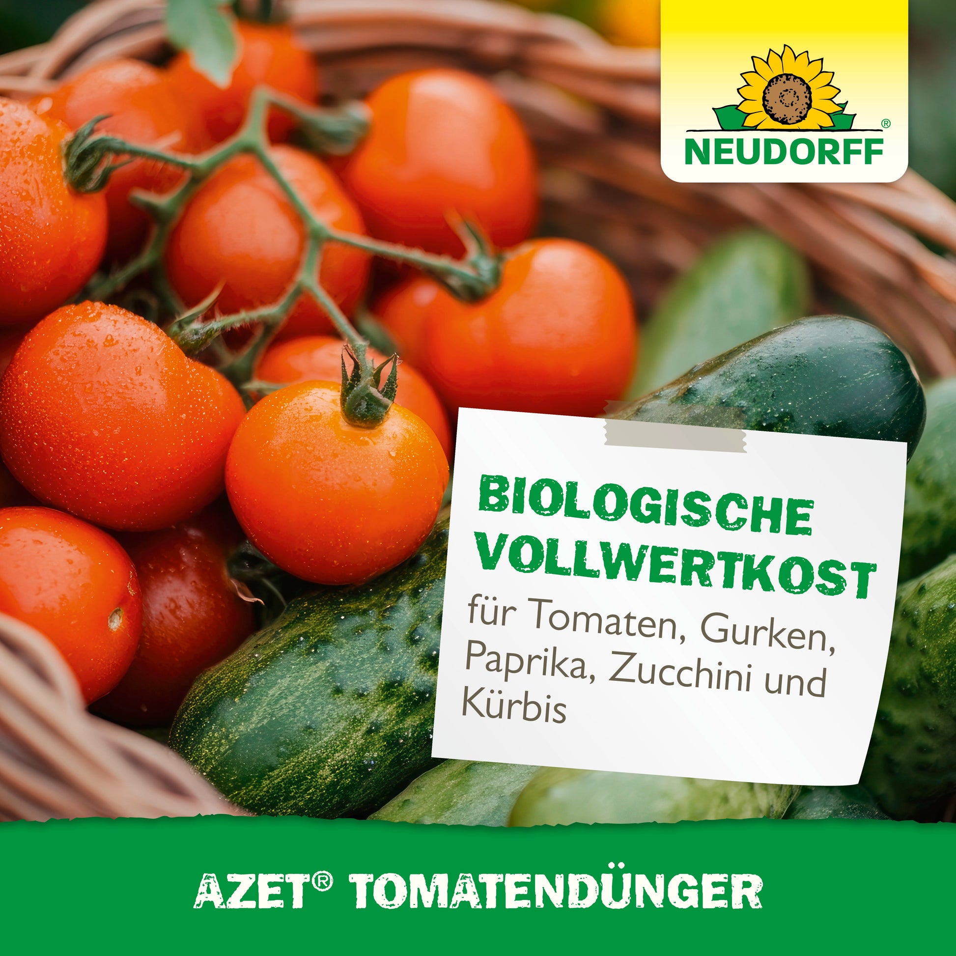 Azet Tomatendünger Organisch für reichhaltige aromatische Tomaten-Neudorff Shop