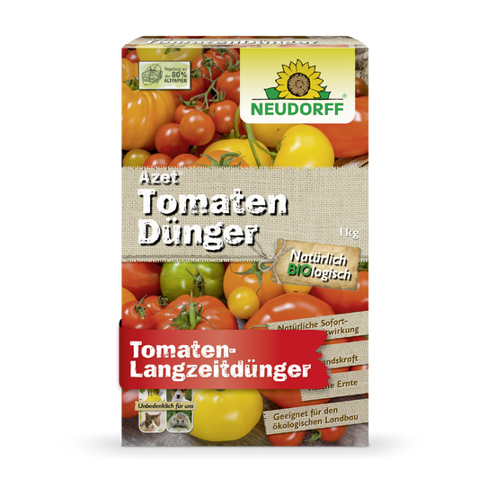 Azet Tomatendünger Organisch für reichhaltige aromatische Tomaten-Neudorff Shop