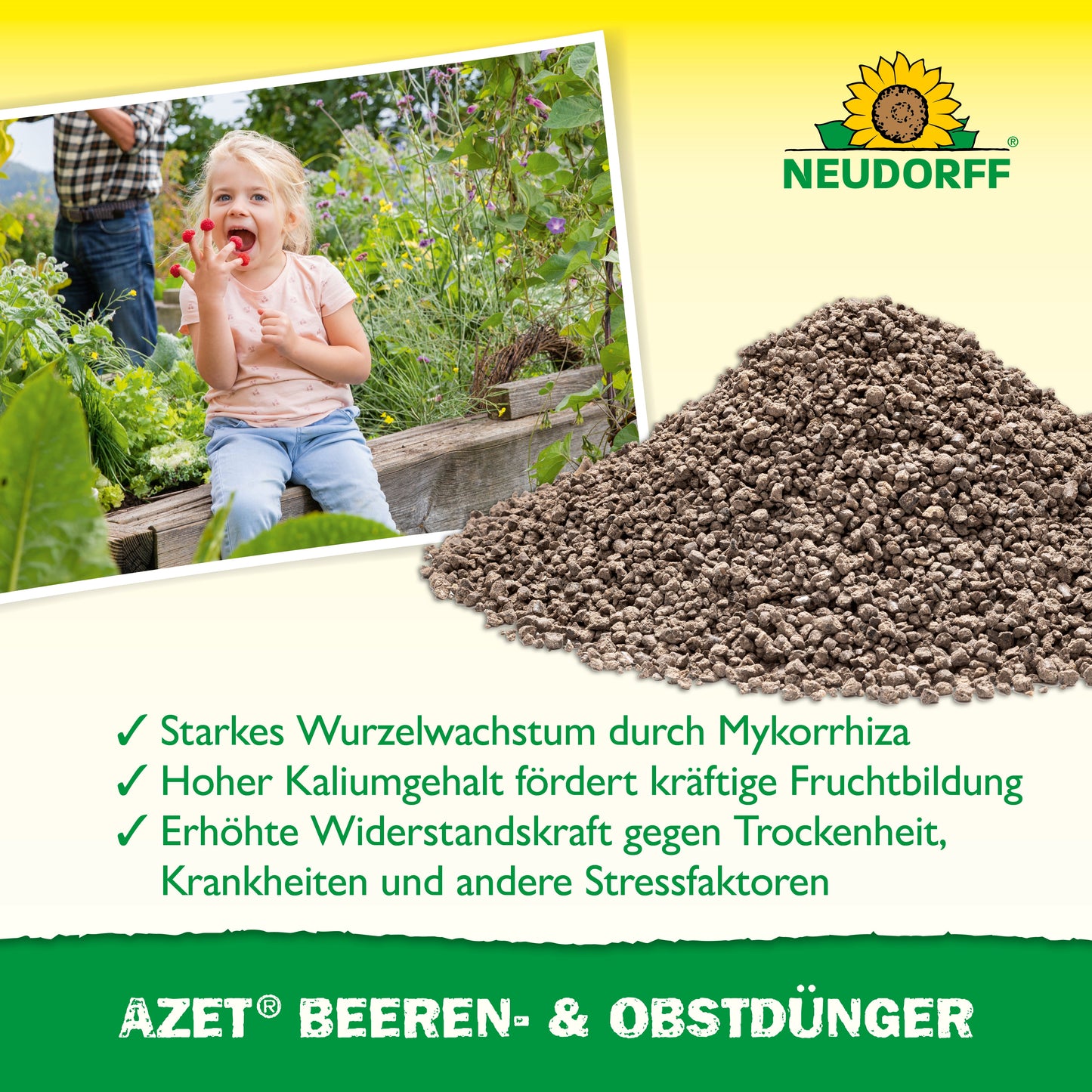 Organischer Beeren und Obstduenger für aromatische Fruechte und gesunde Pflanzen-Neudorff Shop