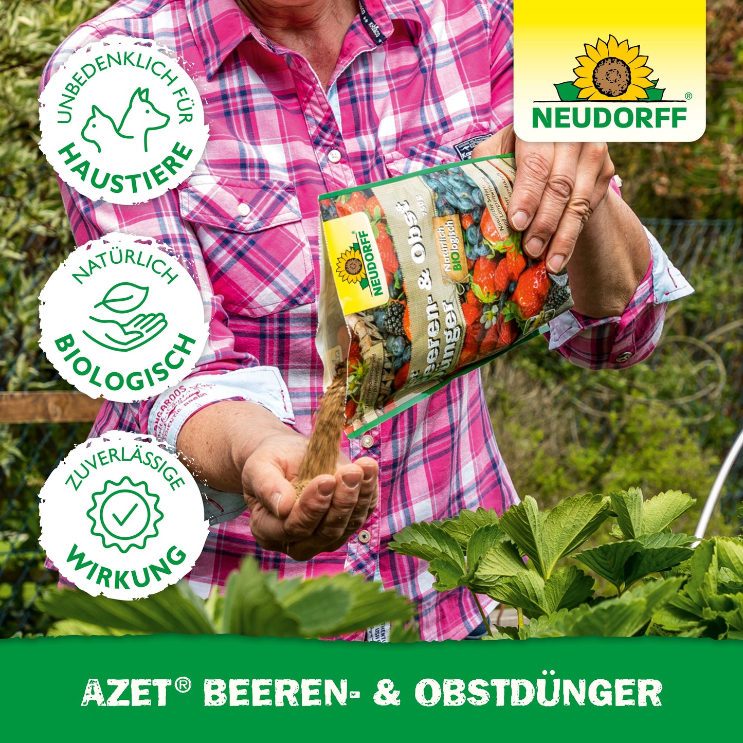 Organischer Beeren und Obstduenger für aromatische Fruechte und gesunde Pflanzen-Neudorff Shop
